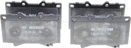 BOSCH 0 986 424 640 - Kit pastiglie freno, Freno a disco www.autoricambit.com