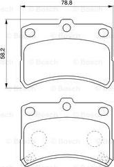 BOSCH 0 986 424 643 - Kit pastiglie freno, Freno a disco www.autoricambit.com