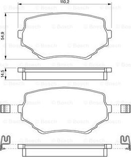 BOSCH 0 986 424 669 - Kit pastiglie freno, Freno a disco www.autoricambit.com