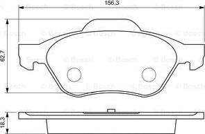 BOSCH 0 986 424 619 - Kit pastiglie freno, Freno a disco www.autoricambit.com