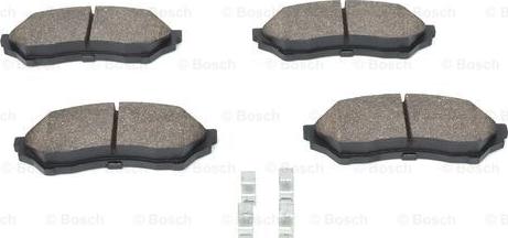 BOSCH 0 986 424 610 - Kit pastiglie freno, Freno a disco www.autoricambit.com