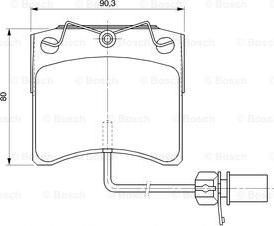 BOSCH 0 986 424 673 - Kit pastiglie freno, Freno a disco www.autoricambit.com