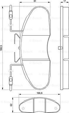 BOSCH 0 986 424 080 - Kit pastiglie freno, Freno a disco www.autoricambit.com