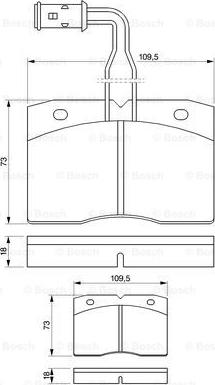 BOSCH 0 986 424 145 - Kit pastiglie freno, Freno a disco www.autoricambit.com