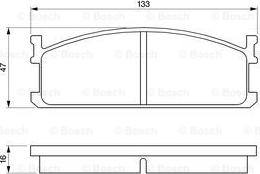 BOSCH 0 986 424 157 - Kit pastiglie freno, Freno a disco www.autoricambit.com