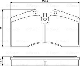 BOSCH 0 986 424 119 - Kit pastiglie freno, Freno a disco www.autoricambit.com