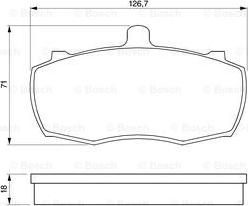 BOSCH 0 986 424 113 - Kit pastiglie freno, Freno a disco www.autoricambit.com