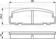 BOSCH 0 986 424 181 - Kit pastiglie freno, Freno a disco www.autoricambit.com