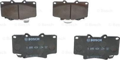 BOSCH 0 986 424 134 - Kit pastiglie freno, Freno a disco www.autoricambit.com