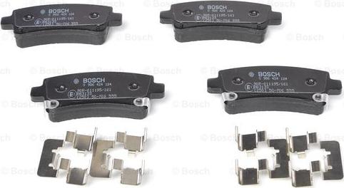 BOSCH 0 986 424 124 - Kit pastiglie freno, Freno a disco www.autoricambit.com