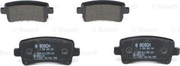 BOSCH 0 986 424 124 - Kit pastiglie freno, Freno a disco www.autoricambit.com