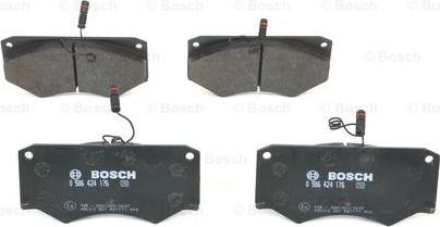 BOSCH 0 986 424 176 - Kit pastiglie freno, Freno a disco www.autoricambit.com