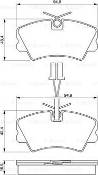 BOSCH 0 986 424 173 - Kit pastiglie freno, Freno a disco www.autoricambit.com