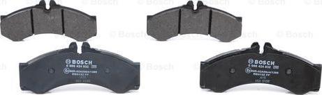 BOSCH 0 986 424 832 - Kit pastiglie freno, Freno a disco www.autoricambit.com