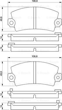 BOSCH 0 986 424 394 - Kit pastiglie freno, Freno a disco www.autoricambit.com