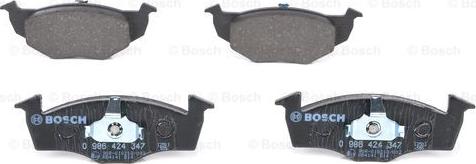 BOSCH 0 986 424 347 - Kit pastiglie freno, Freno a disco www.autoricambit.com