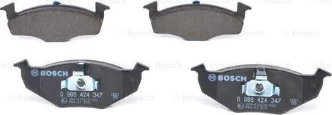 BOSCH 0 986 424 347 - Kit pastiglie freno, Freno a disco www.autoricambit.com