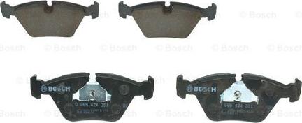 BOSCH 0 986 424 351 - Kit pastiglie freno, Freno a disco www.autoricambit.com