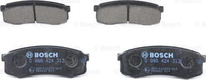 BOSCH 0 986 424 313 - Kit pastiglie freno, Freno a disco www.autoricambit.com