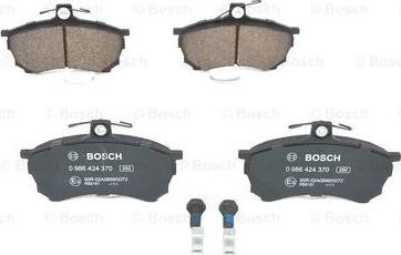 BOSCH 0 986 424 370 - Kit pastiglie freno, Freno a disco www.autoricambit.com