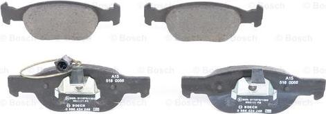 BOSCH 0 986 424 246 - Kit pastiglie freno, Freno a disco www.autoricambit.com