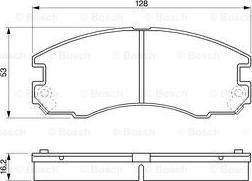 BOSCH 0 986 424 230 - Kit pastiglie freno, Freno a disco www.autoricambit.com