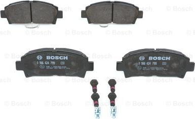 BOSCH 0 986 424 799 - Kit pastiglie freno, Freno a disco www.autoricambit.com