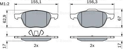 BOSCH 0 986 424 794 - Kit pastiglie freno, Freno a disco www.autoricambit.com