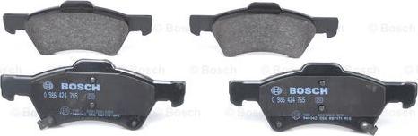 BOSCH 0 986 424 765 - Kit pastiglie freno, Freno a disco www.autoricambit.com