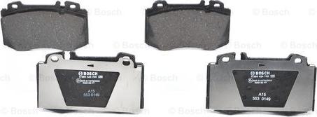 BOSCH 0 986 424 705 - Kit pastiglie freno, Freno a disco www.autoricambit.com