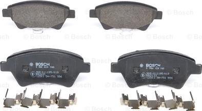 BOSCH 0 986 424 785 - Kit pastiglie freno, Freno a disco www.autoricambit.com