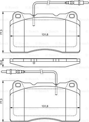 BOSCH 0 986 424 738 - Kit pastiglie freno, Freno a disco www.autoricambit.com