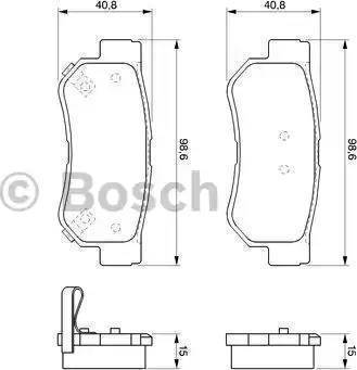 Kavo Parts KBP-3015 - Kit pastiglie freno, Freno a disco www.autoricambit.com