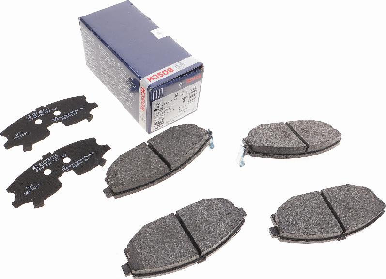 BOSCH 0 986 424 727 - Kit pastiglie freno, Freno a disco www.autoricambit.com