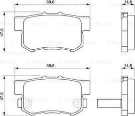 BOSCH 0 986 424 771 - Kit pastiglie freno, Freno a disco www.autoricambit.com