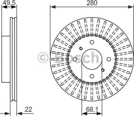 BOSCH 0 986 479 900 - Discofreno www.autoricambit.com