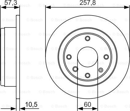 BOSCH 0 986 479 985 - Discofreno www.autoricambit.com