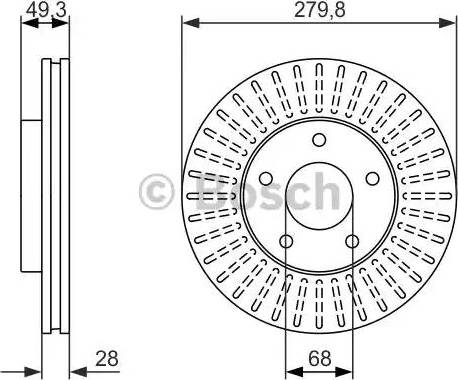 BOSCH 0 986 479 929 - Discofreno www.autoricambit.com