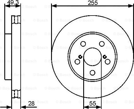 BOSCH 0 986 479 490 - Discofreno www.autoricambit.com