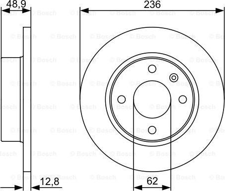 BOSCH 0 986 479 491 - Discofreno www.autoricambit.com