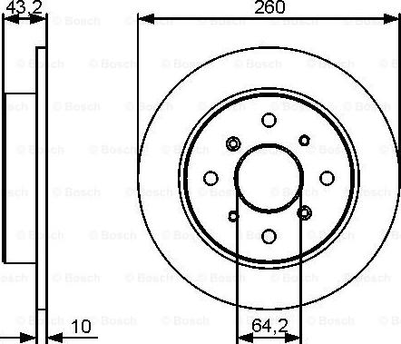 BOSCH 0 986 479 447 - Discofreno www.autoricambit.com