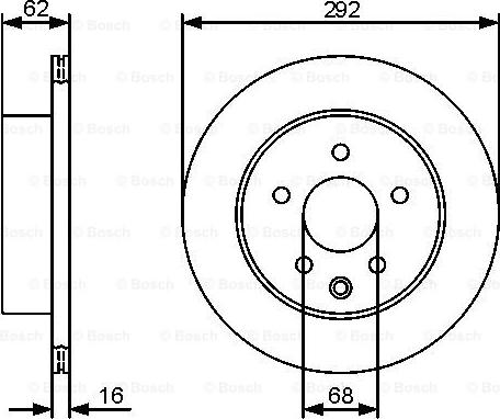 BOSCH 0 986 479 453 - Discofreno www.autoricambit.com