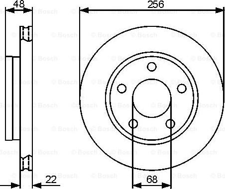 BOSCH 0 986 479 463 - Discofreno www.autoricambit.com