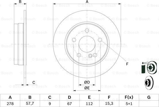 BOSCH 0 986 479 409 - Discofreno www.autoricambit.com