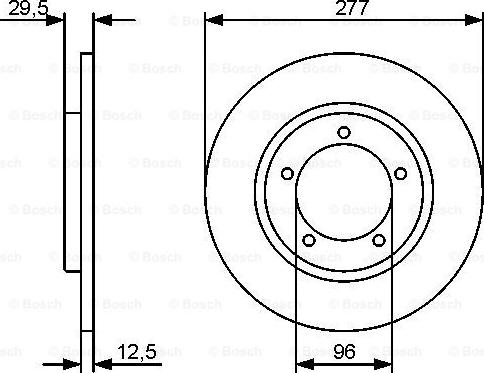 BOSCH 0 986 479 487 - Discofreno www.autoricambit.com