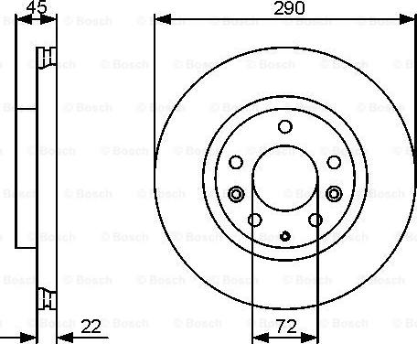 BOSCH 0 986 479 474 - Discofreno www.autoricambit.com