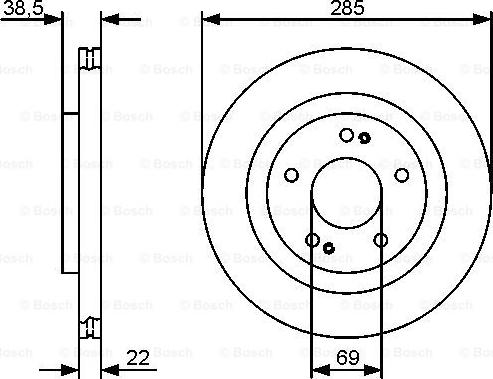 BOSCH 0 986 479 470 - Discofreno www.autoricambit.com