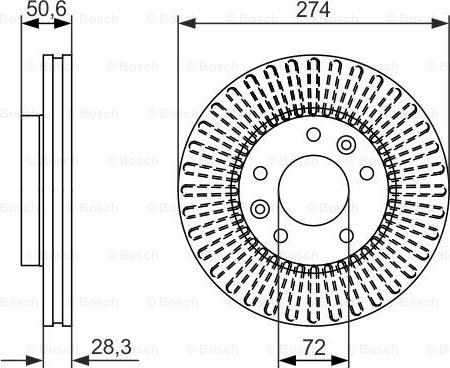 BOSCH 0 986 479 599 - Discofreno www.autoricambit.com