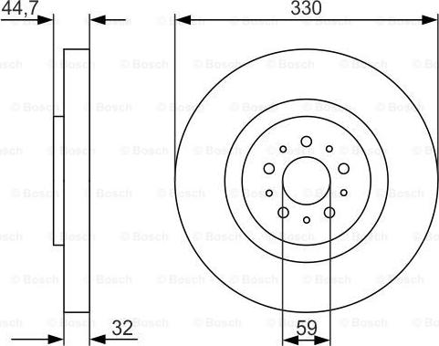 BOSCH 0 986 479 593 - Discofreno www.autoricambit.com