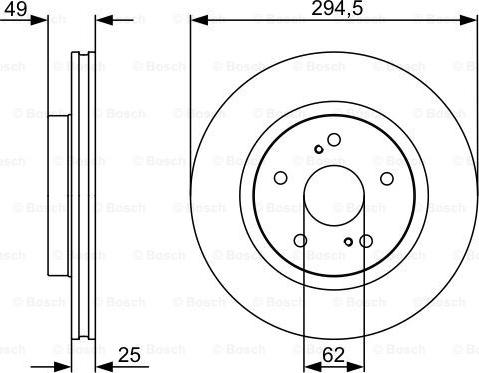 BOSCH 0 986 479 559 - Discofreno www.autoricambit.com